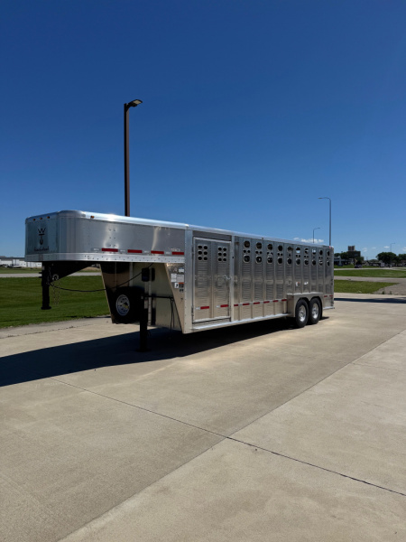 New 2026 Wilson 7x24 Stock Trailer, 16,000 GVWR