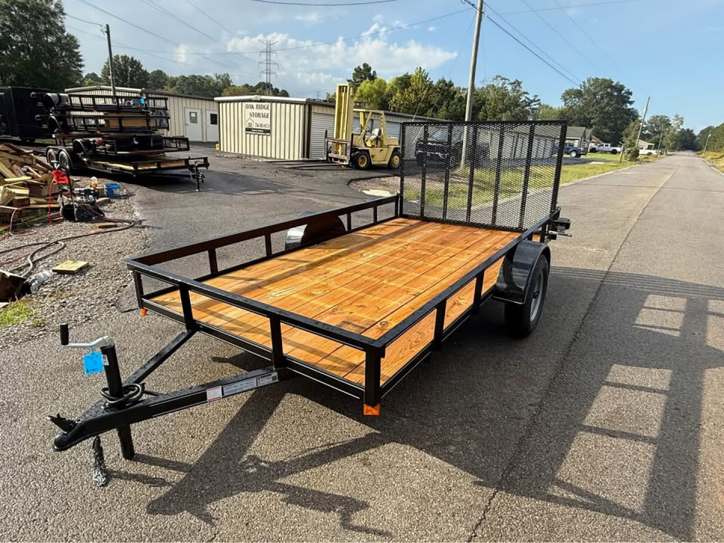 New 2026 Oak Ridge 76x12 Utility Trailer
