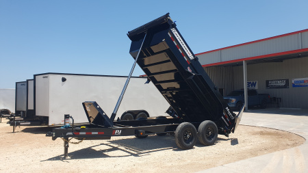 New 2026 PJ 83 x14' BP Tandem Axle Low Pro Telescopic Dump w/ 24  Sides – DT