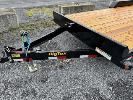 New 2025 Big Tex Trailers 14EB 17ft Deck with 3ft Dovetail, Stand Up Ramps