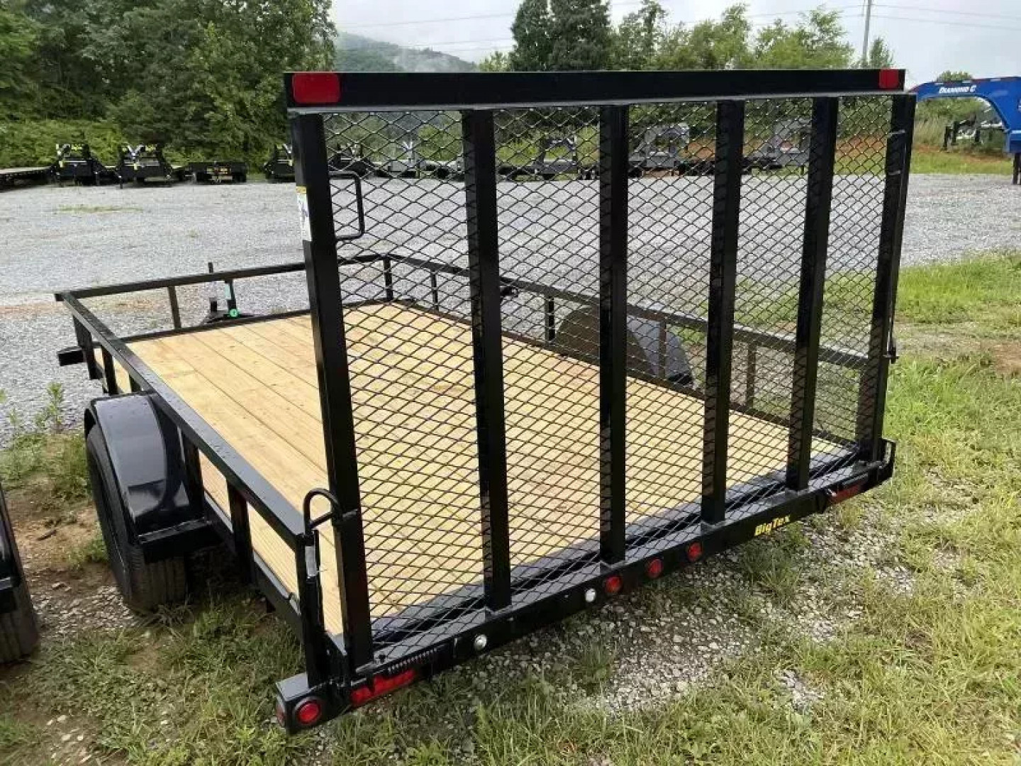 New 2025 Big Tex Trailers 35SA 77x12 Single Axle Utility Trailer