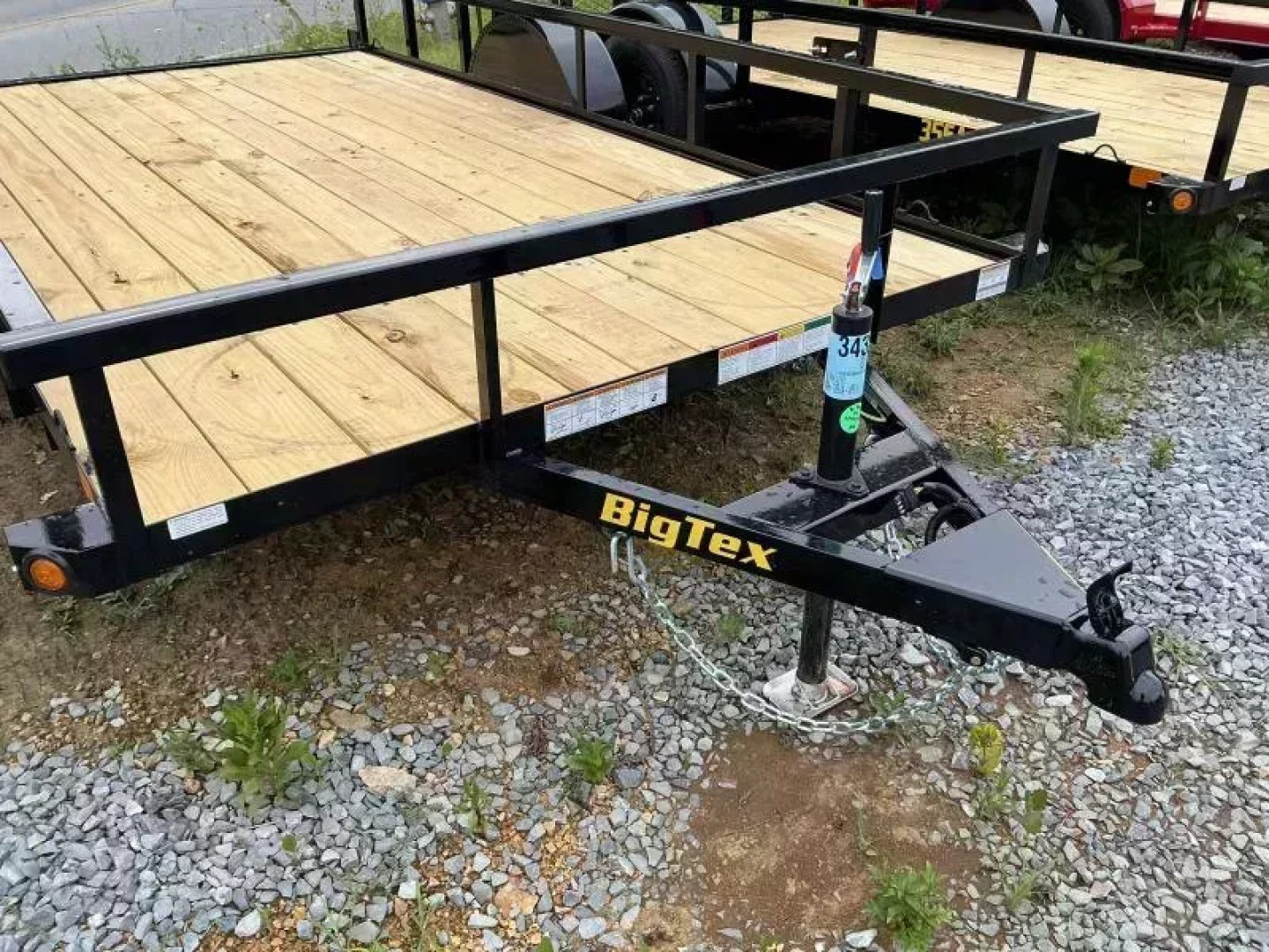 New 2025 Big Tex Trailers 35SA 77x12 Single Axle Utility Trailer