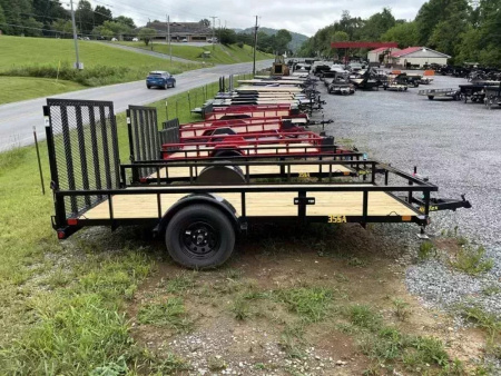 New 2025 Big Tex Trailers 35SA 77x12 Single Axle Utility Trailer