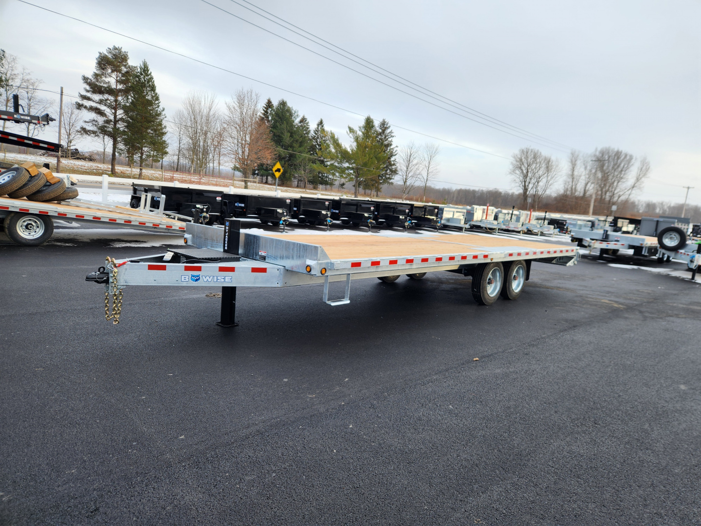 New 2026 BWISE THD24-17 Equipment Trailer