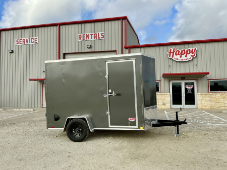 New 2026 Compass 6'x10' Enclosed Cargo Trailer - Indigo DLX