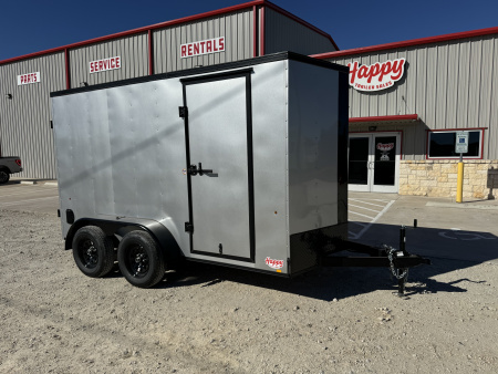 New 2026 Compass 6'x12' Enclosed Cargo Trailer - Indigo DLX