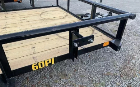 New 2026 Big Tex 60PI 77" x 14 Tandem Axle Square Top Utility Trailer