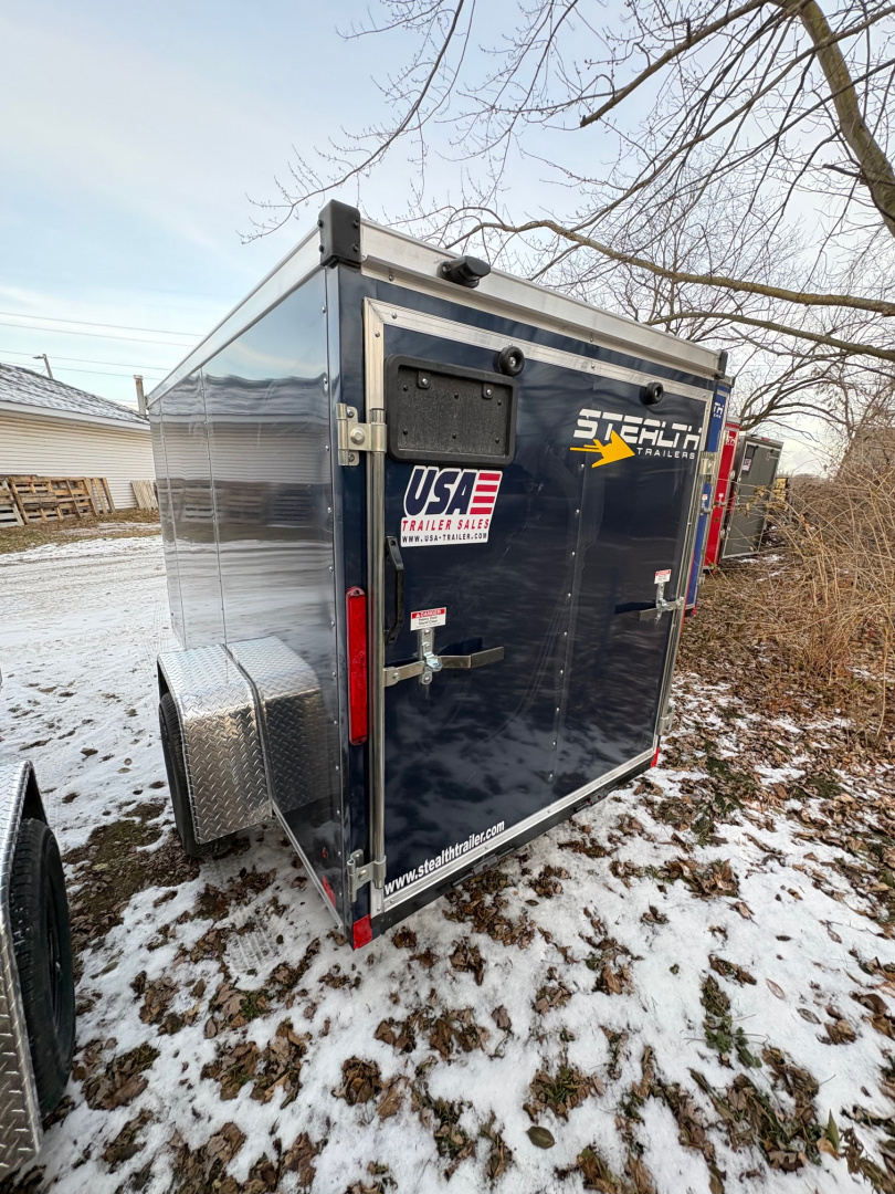 New 2026 STEALTH 5 x 10 Enclosed Trailer with Ramp Door