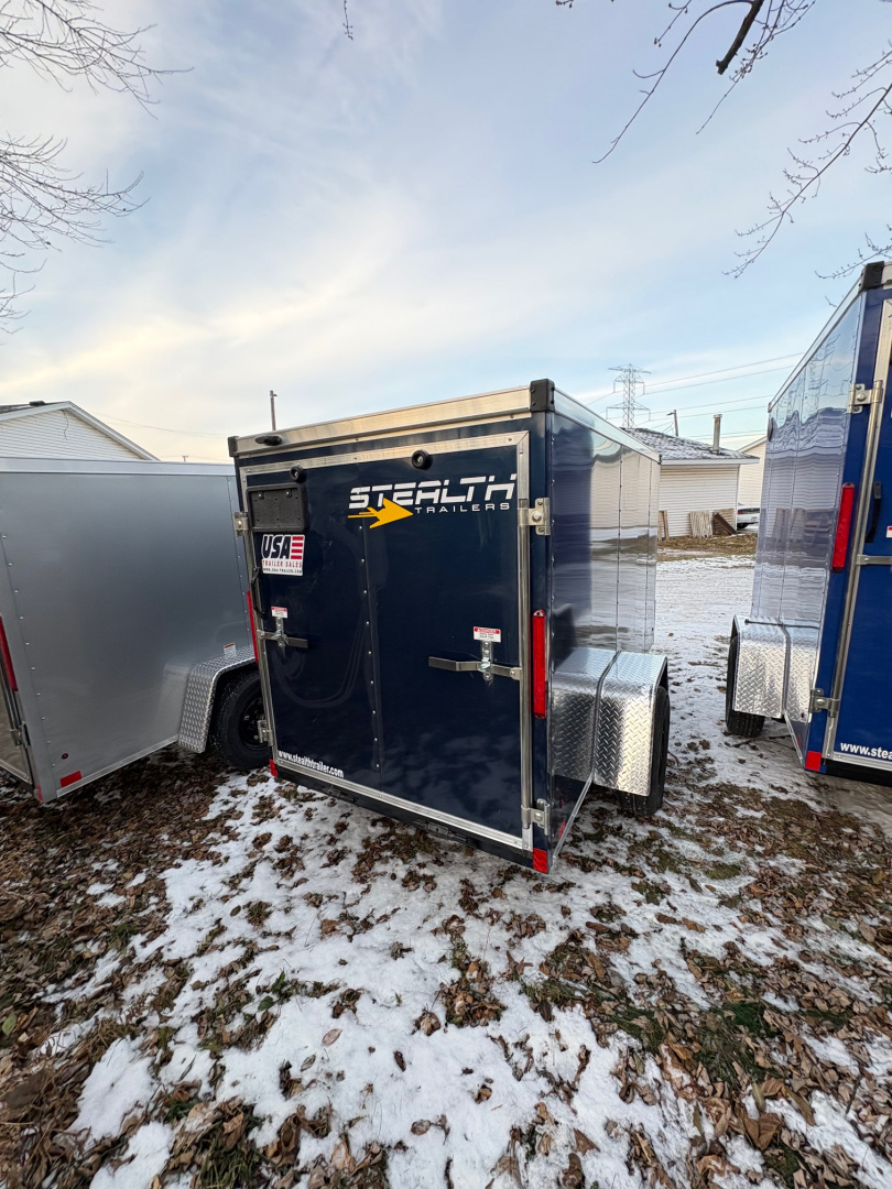 New 2026 STEALTH 5 x 10 Enclosed Trailer with Ramp Door