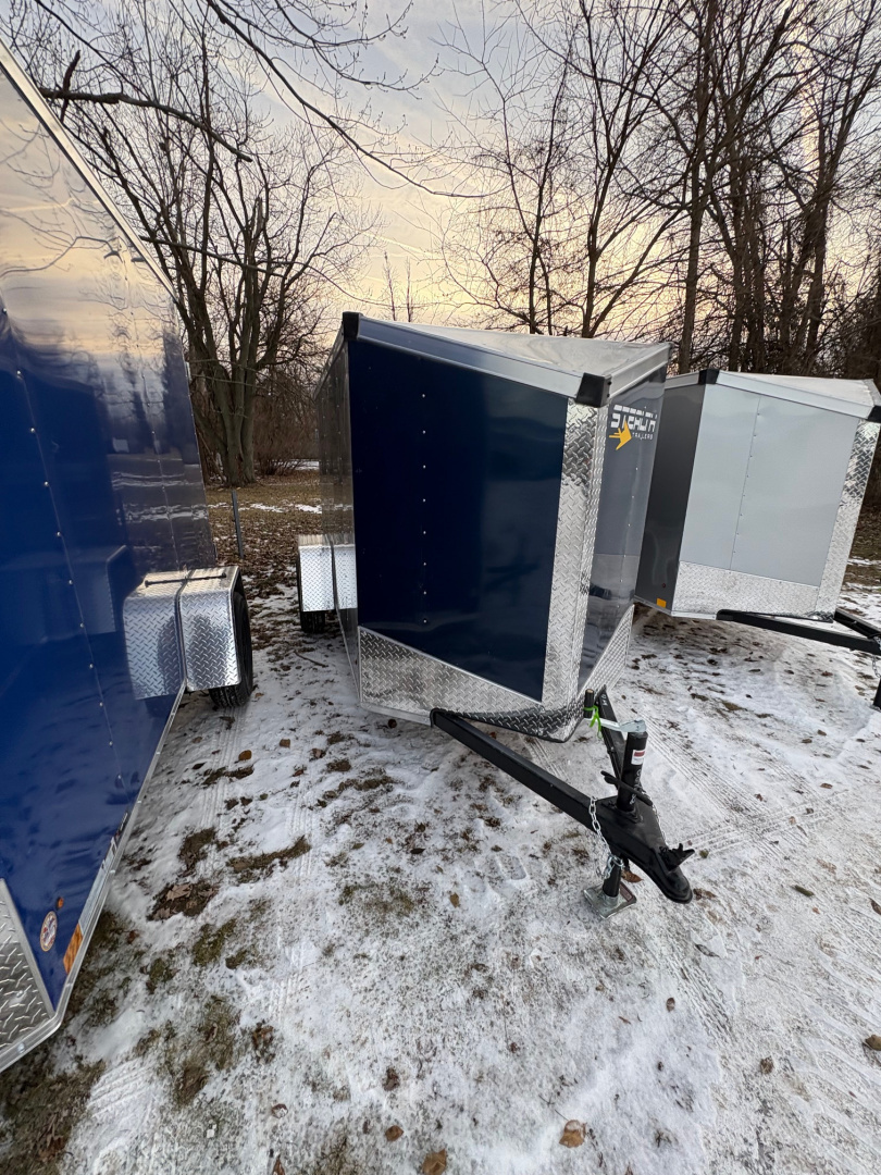 New 2026 STEALTH 5 x 10 Enclosed Trailer with Ramp Door