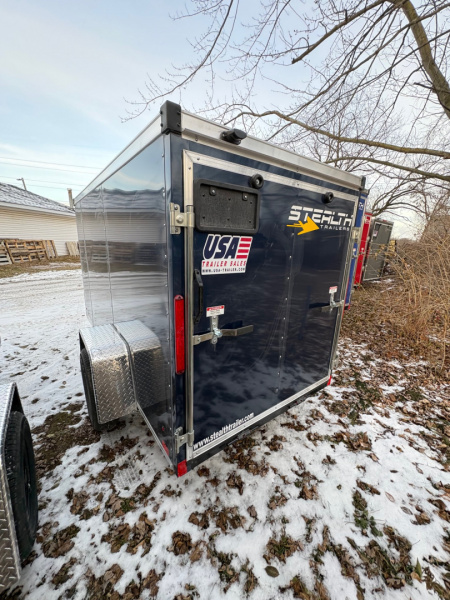 New 2026 STEALTH 5 x 10 Enclosed Trailer with Ramp Door