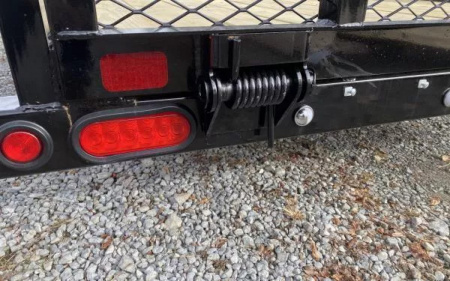 New Big Tex Trailers 60PI 77" x 16 Tandem  Utility Trailer spring assist gate