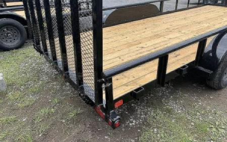 New Big Tex Trailers 70PI-X 83" x 16 Tandem Axle Square Top Utility Trailer