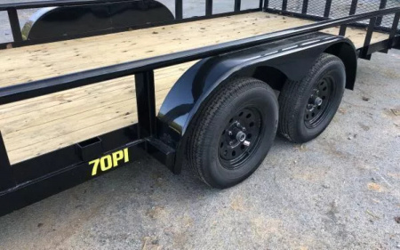 New 2026 Big Tex 70PI 7K TAND UTILITY 7x20 spring assist gate