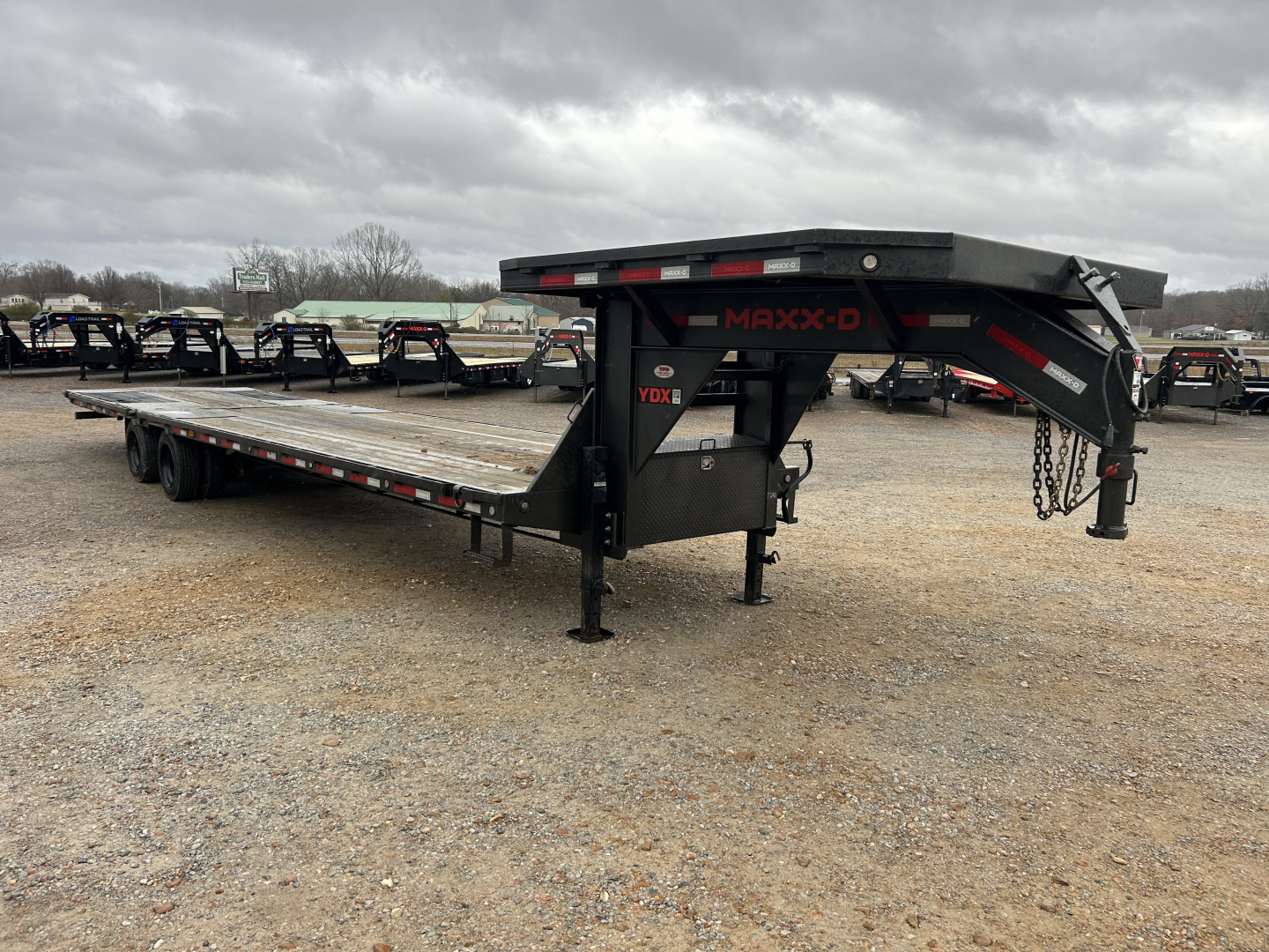 Used 2022 MAXXD 36' x 102" 30k Hyd Dove Gooseneck Trailer
