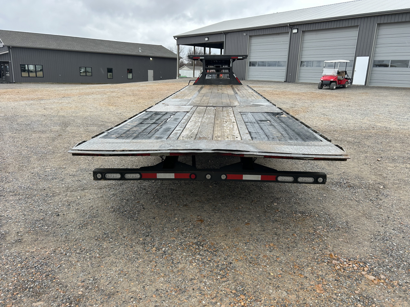 Used 2022 MAXXD 36' x 102" 30k Hyd Dove Gooseneck Trailer