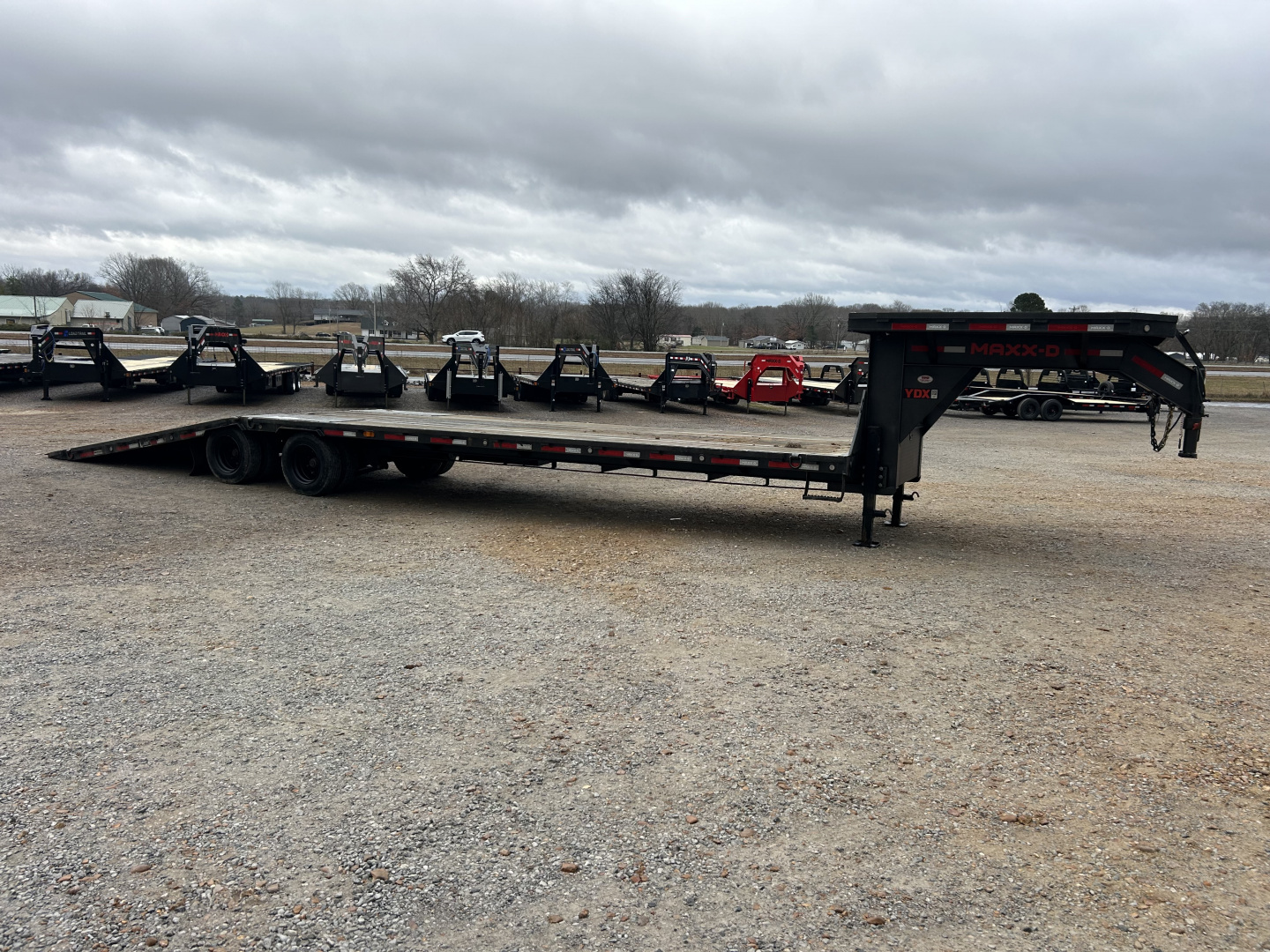 Used 2022 MAXXD 36' x 102" 30k Hyd Dove Gooseneck Trailer