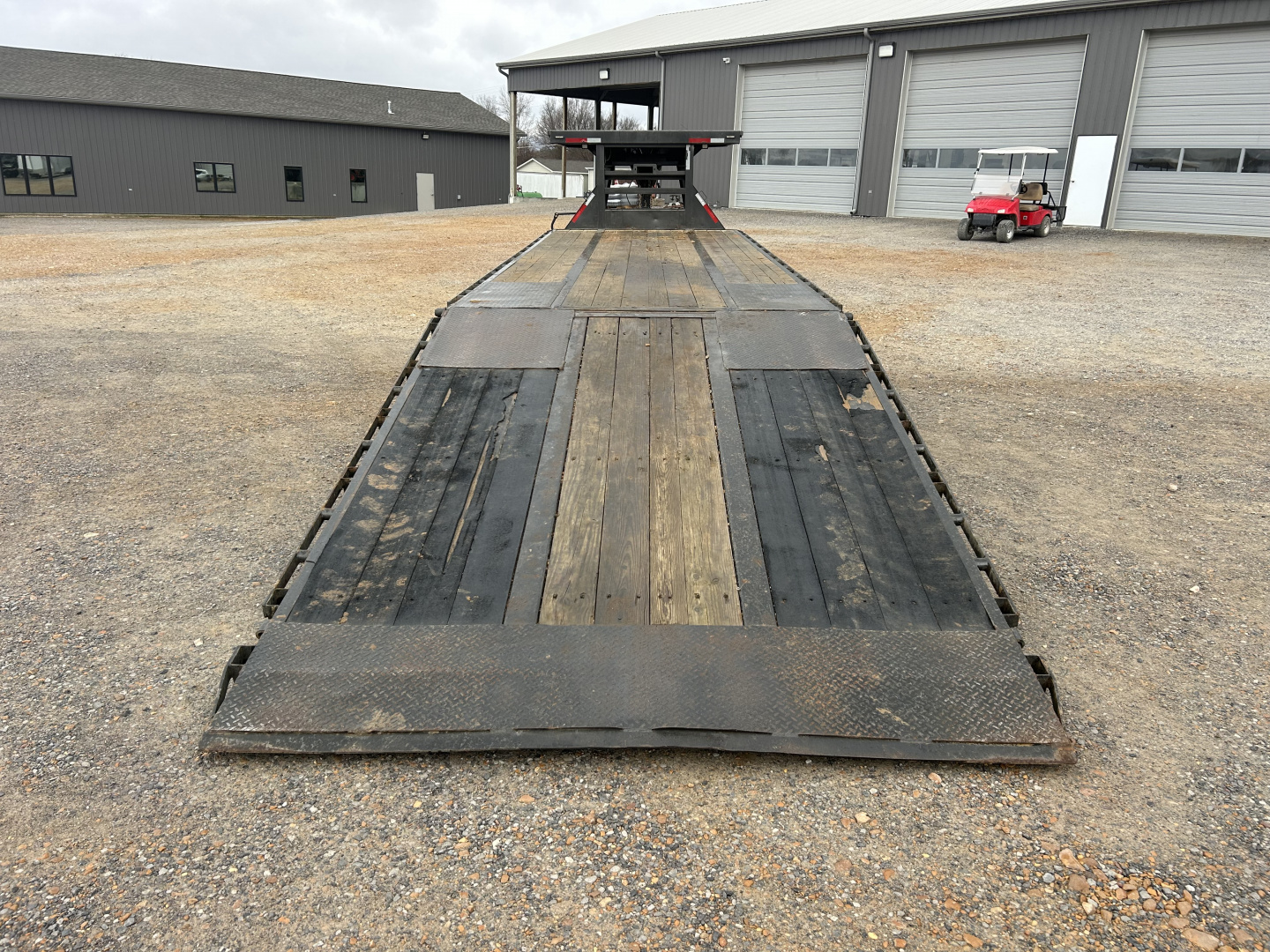 Used 2022 MAXXD 36' x 102" 30k Hyd Dove Gooseneck Trailer