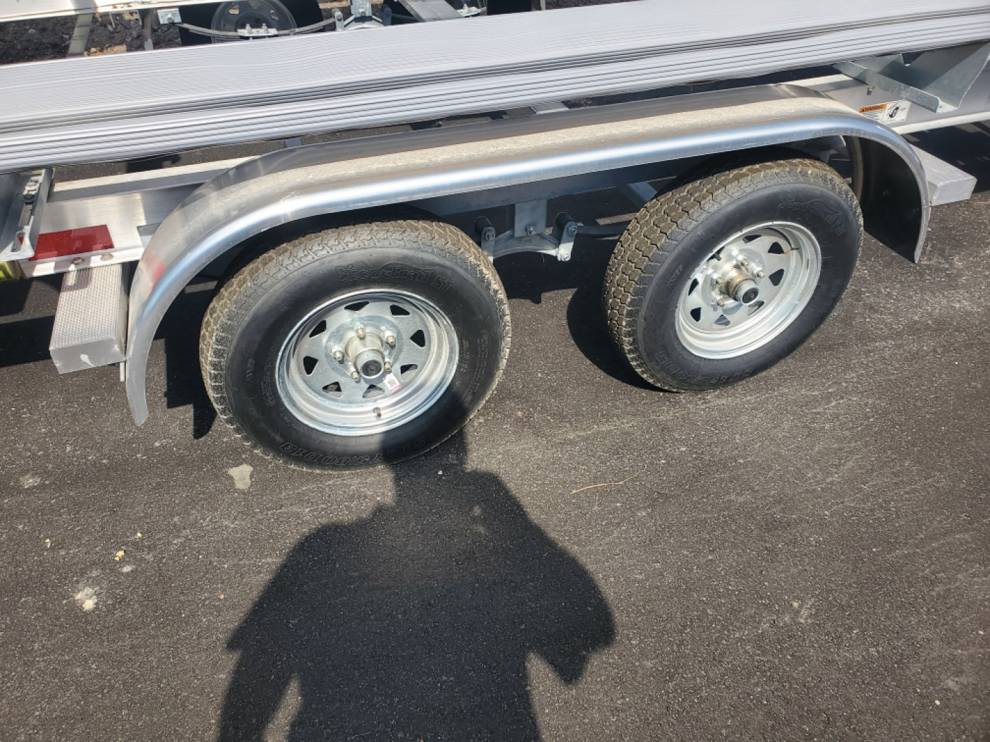 New 2026 BANDIT 22-24FT ALUMINUM PONTOON/TRITOON BOAT TRAILER WITH ADJUSTABLE BUNKS, GUIDE POLES