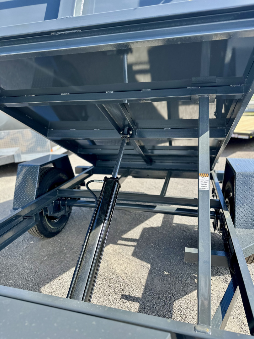 New 2026 Covered Wagon Trailers 5X8 6K SA WITH 2FT SIDES Dump Trailer