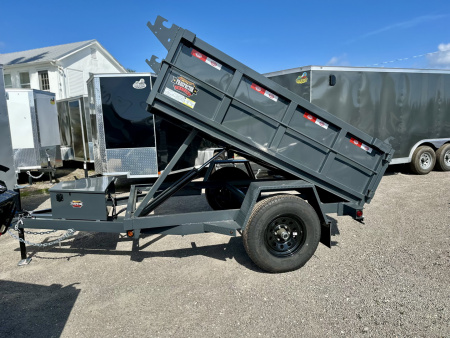 New 2026 Covered Wagon Trailers 5X8 6K SA WITH 2FT SIDES Dump Trailer