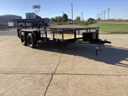 New 2026 B/R Trailers 76x14 Tandem Axle (7K) Utility Trailer
