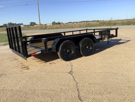 New 2026 B/R Trailers 76x14 Tandem Axle (7K) Utility Trailer