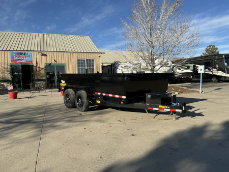New 2026 Big Tex Trailers 14LX-14C2A-BK Dump Trailer