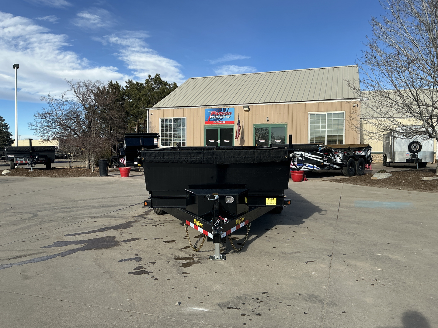 New 2026 Big Tex Trailers 14LX-14C2A-BK Dump Trailer