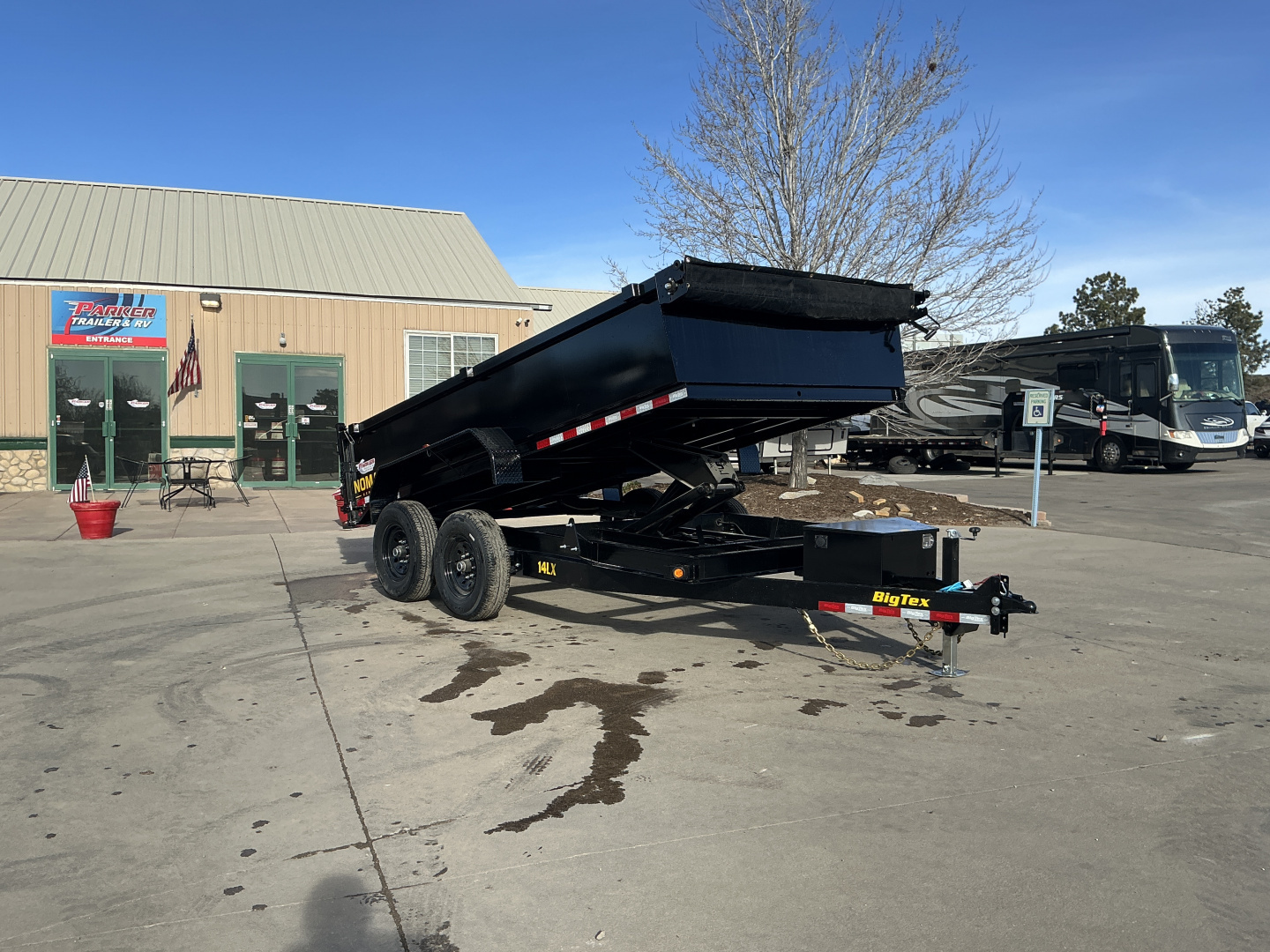 New 2026 Big Tex Trailers 14LX-14C2A-BK Dump Trailer