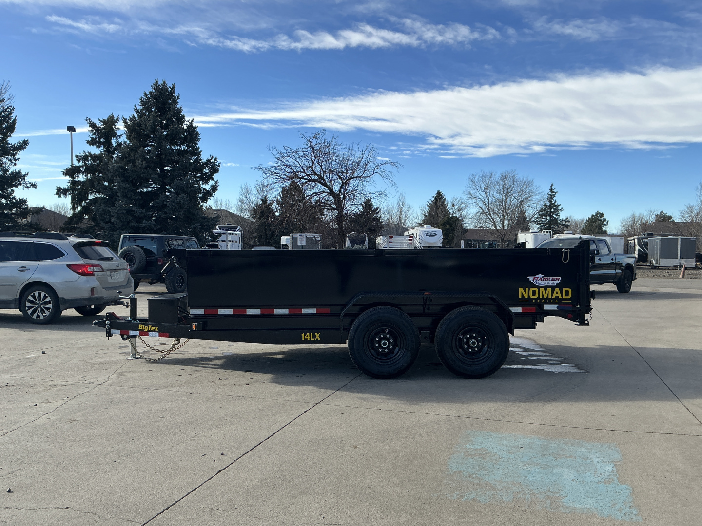 New 2026 Big Tex Trailers 14LX-14C2A-BK Dump Trailer