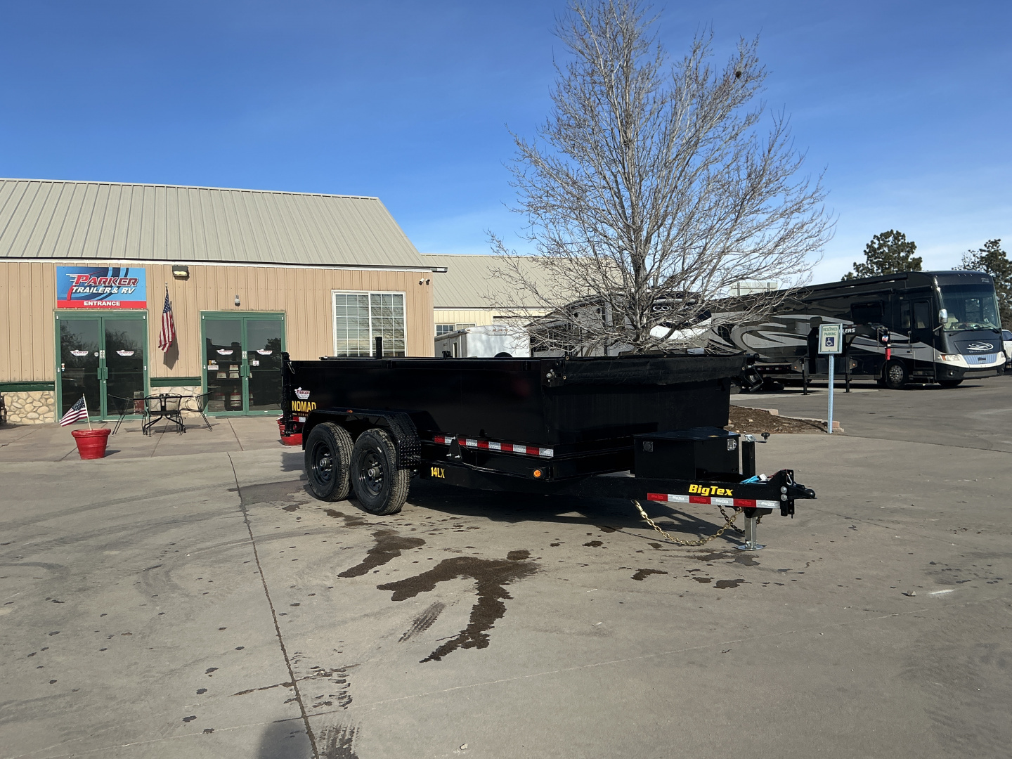 New 2026 Big Tex Trailers 14LX-14C2A-BK Dump Trailer