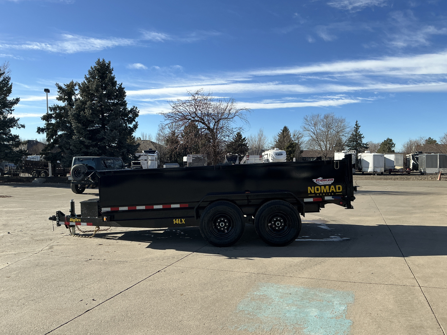 New 2026 Big Tex Trailers 14LX-14C2A-BK Dump Trailer