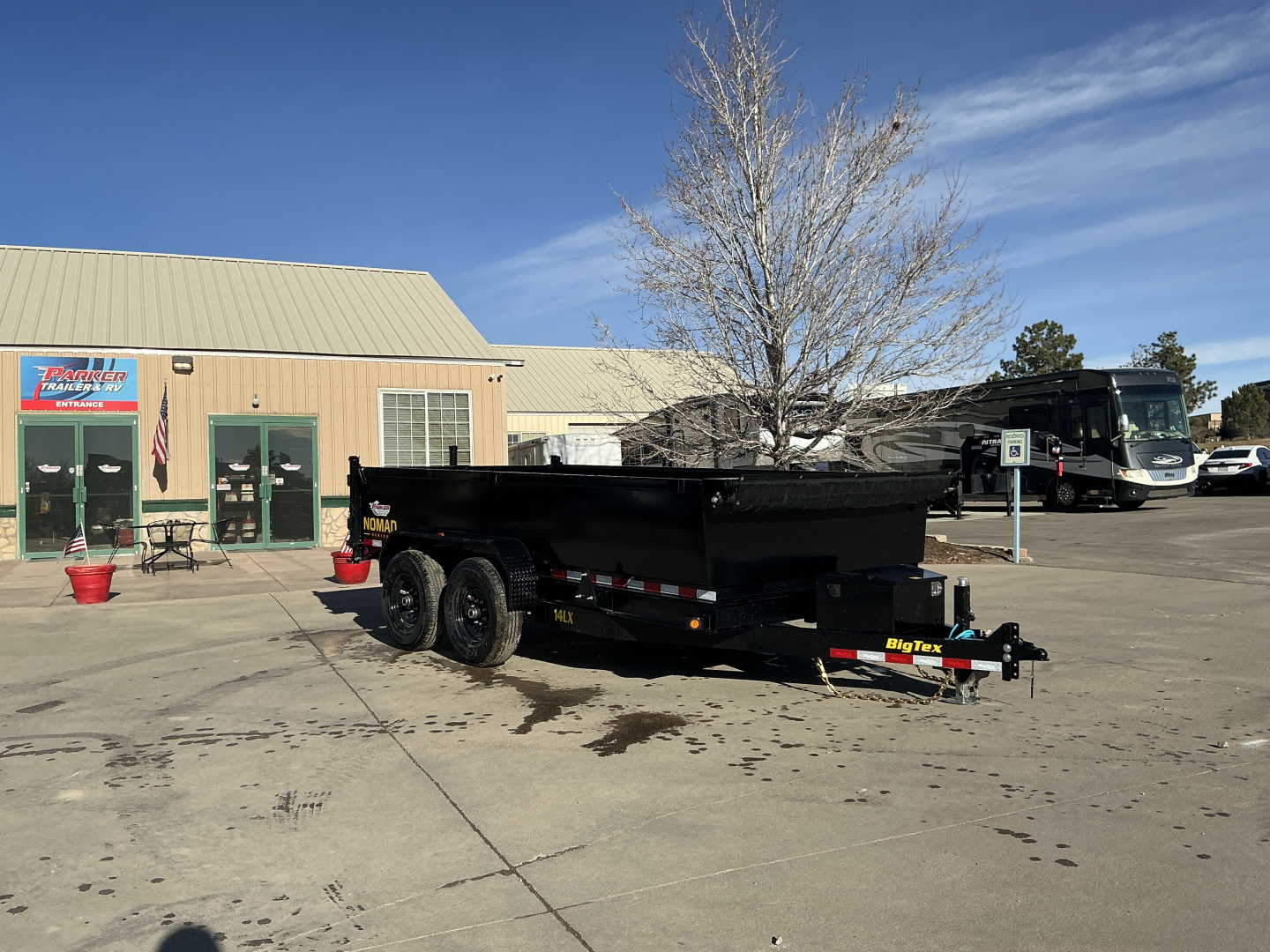 New 2026 Big Tex Trailers 14LX-14C2A-BK Dump Trailer