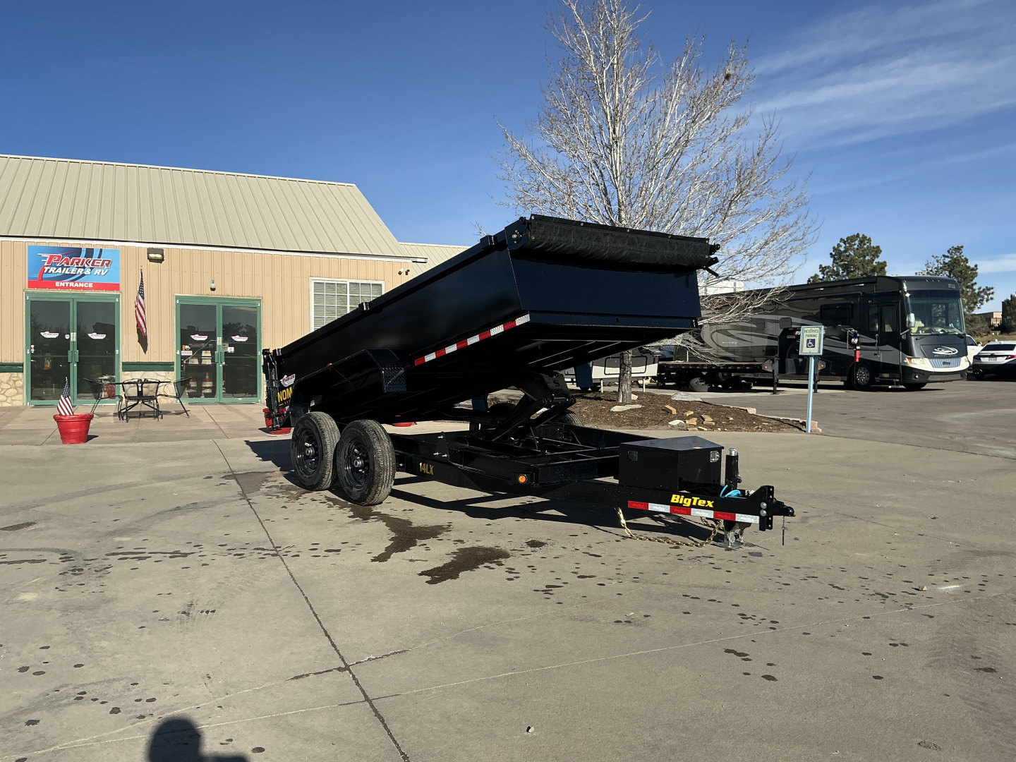 New 2026 Big Tex Trailers 14LX-14C2A-BK Dump Trailer