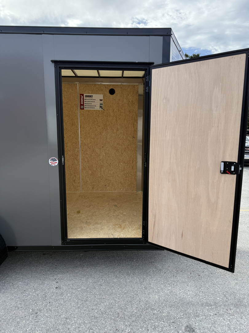 New 2026 Pace American 7x14 7K Composite Black Out Package Rear Ramp Door Cargo / Enclosed Trailer