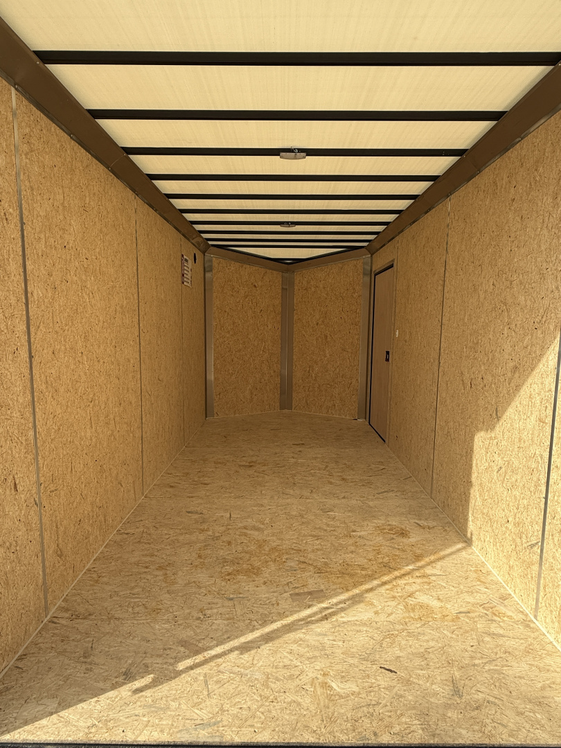 New 2026 Pace American 7x14 7K Composite Black Out Package Rear Ramp Door Cargo / Enclosed Trailer