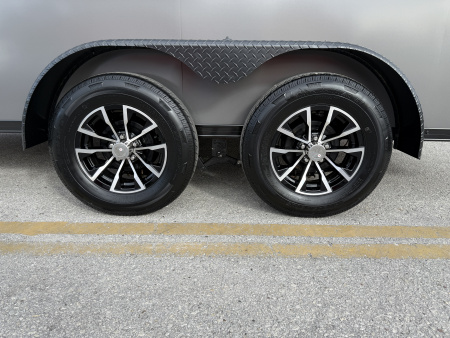 New 2026 Pace American 7x14 7K Composite Black Out Package Rear Ramp Door Cargo / Enclosed Trailer