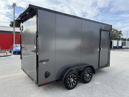 New 2026 Pace American 7x14 7K Composite Black Out Package Rear Ramp Door Cargo / Enclosed Trailer