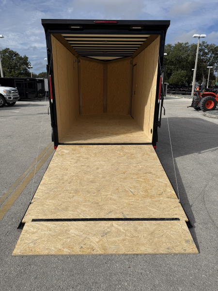New 2026 Pace American 7x14 7K Composite Black Out Package Rear Ramp Door Cargo / Enclosed Trailer