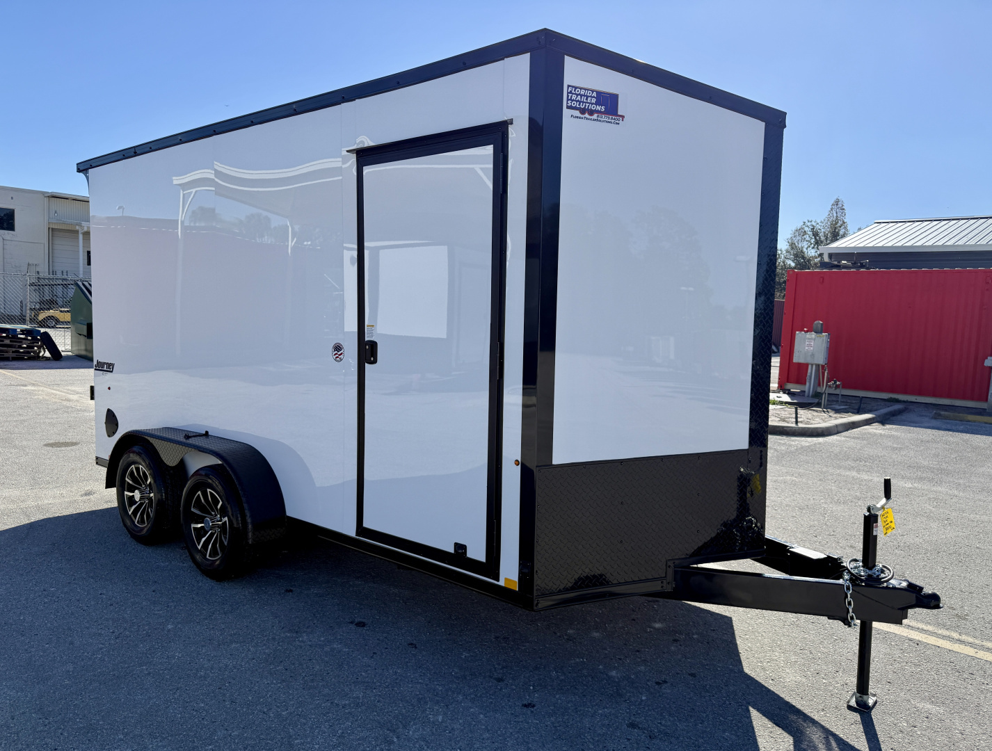 New 2026 Pace American 7x14 7K Composite Black Out Package Rear Ramp Door Cargo / Enclosed Trailer