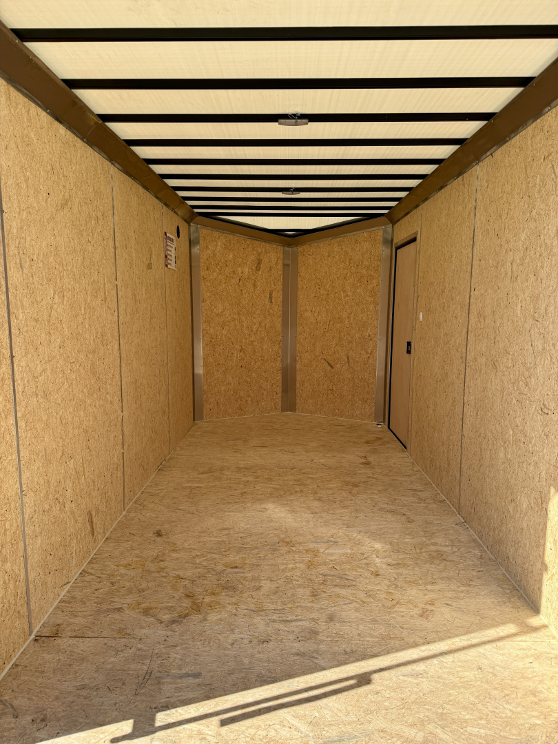 New 2026 Pace American 7x14 7K Composite Black Out Package Rear Ramp Door Cargo / Enclosed Trailer