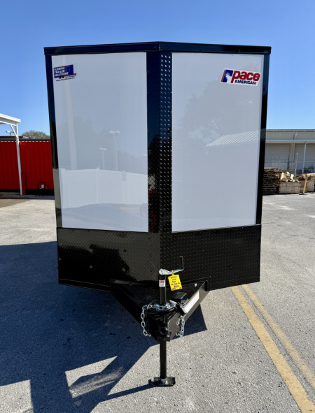 New 2026 Pace American 7x14 7K Composite Black Out Package Rear Ramp Door Cargo / Enclosed Trailer