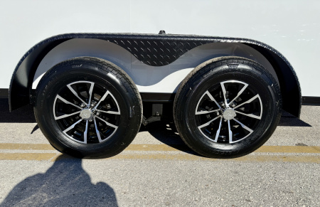 New 2026 Pace American 7x14 7K Composite Black Out Package Rear Ramp Door Cargo / Enclosed Trailer