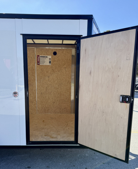 New 2026 Pace American 7x14 7K Composite Black Out Package Rear Ramp Door Cargo / Enclosed Trailer