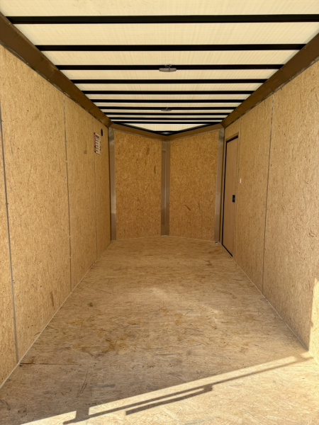 New 2026 Pace American 7x14 7K Composite Black Out Package Rear Ramp Door Cargo / Enclosed Trailer