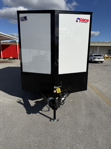 New 2026 Pace American 7x16 7K Composite Black Out Package Rear Ramp Door Cargo / Enclosed Trailer