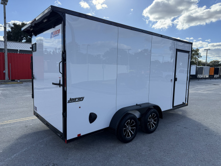 New 2026 Pace American 7x16 7K Composite Black Out Package Rear Ramp Door Cargo / Enclosed Trailer
