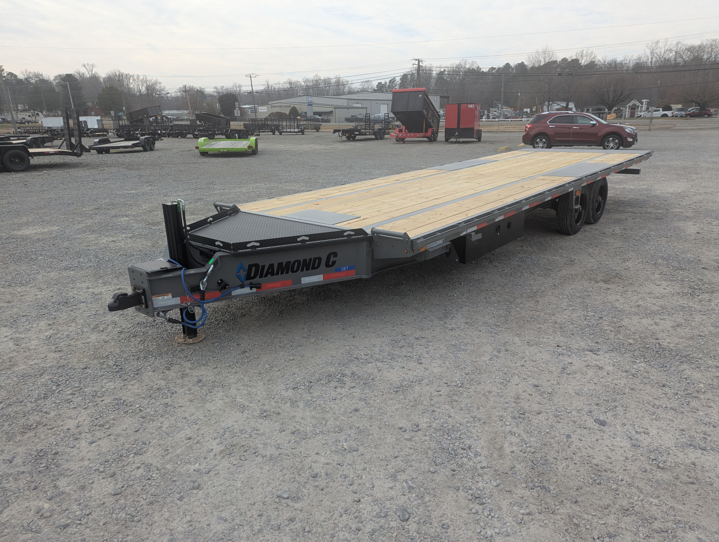 New 2026 Diamond C Trailers 26' Diamond C DET Deckover Tilt Trailer