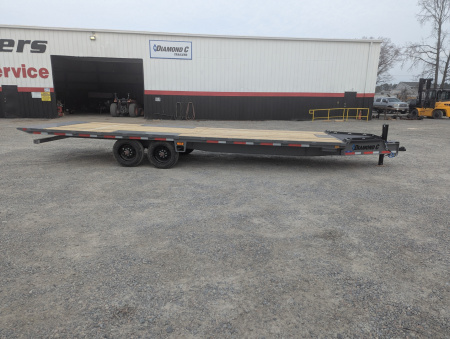 New 2026 Diamond C Trailers 26' Diamond C DET Deckover Tilt Trailer